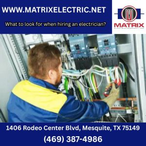 Matrix Electric Mesquite Texas